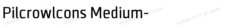 Pilcrowlcons Medium字体转换